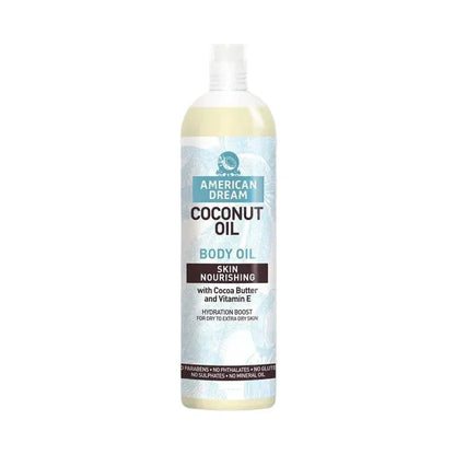 American Dream Health & Beauty American Dream Coconut Oil Skin Nourishing Body Oil 200ml