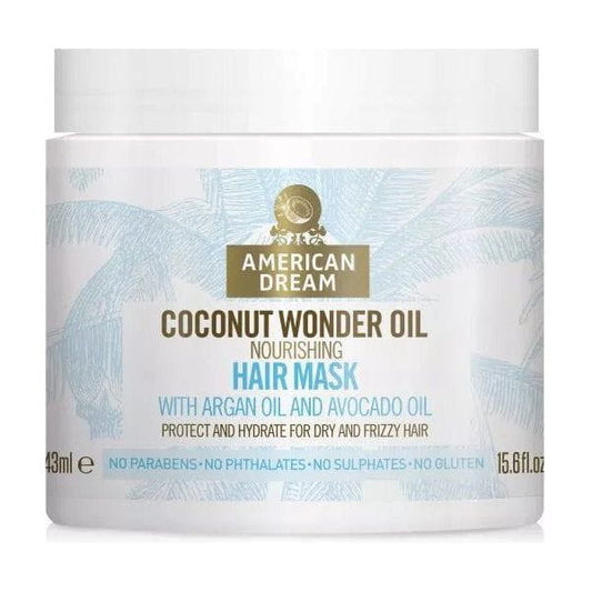 American Dream Health & Beauty American Dream Coconut Wonder Oil Nourishing Hair Mask 15.6 oz