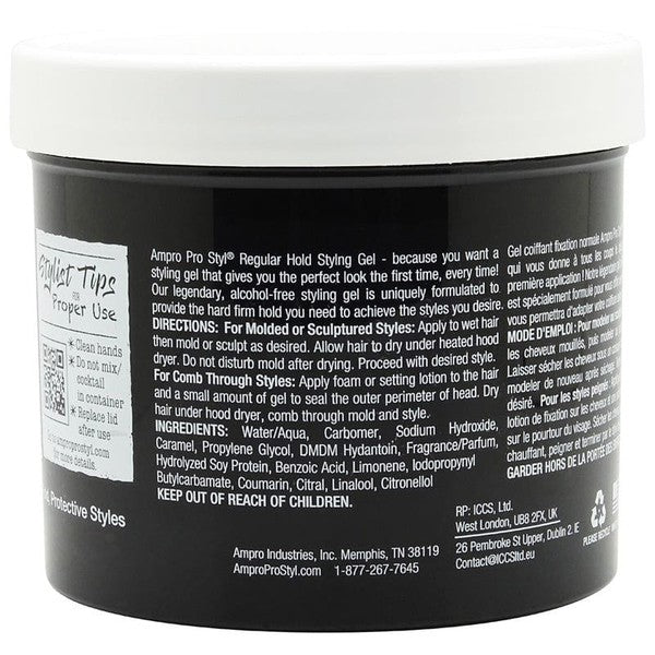 ampro Pro Style Protein Styling Gel Regular Hold 908g | gtworld.be 