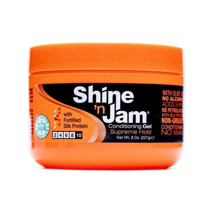 ampro Health & Beauty 8oz ampro Shine 'n Jam Supreme Hold Moist Gel 4oz/8oz