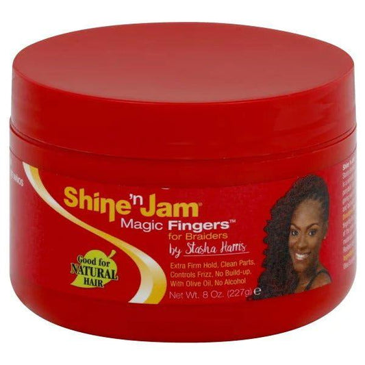 ampro Health & Beauty Shine-n-Jam - Magic Fingers Gel for Braids 8oz