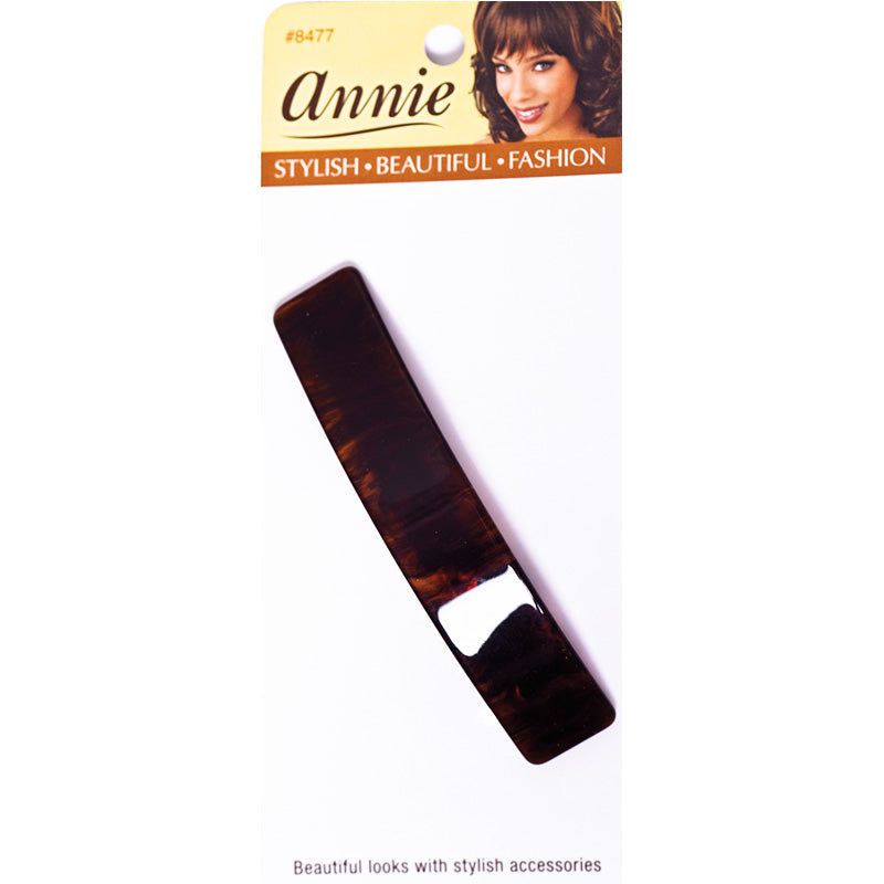 Annie Annie Auto Barrette/Haarspange, Acrylic, Tortoise