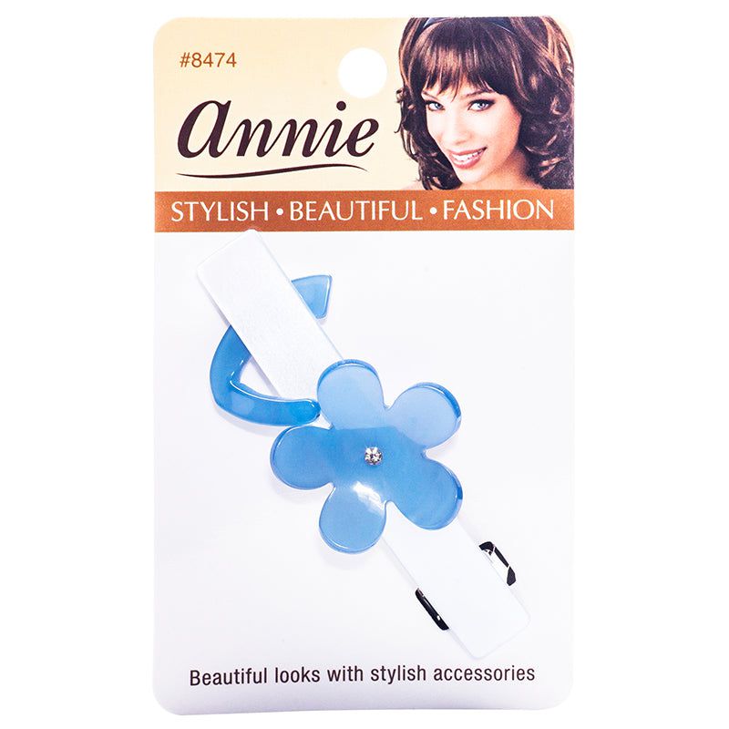 Annie Annie Daisy Barrette/Haarspange, 8cm, Light Blue