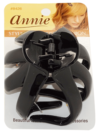 Annie Annie Hair Accessories 8Cm Thick Clip Black