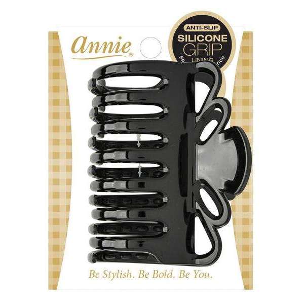 Annie Annie Hair Accessories Claw Clip 9cm Schwarz Silicone Grip