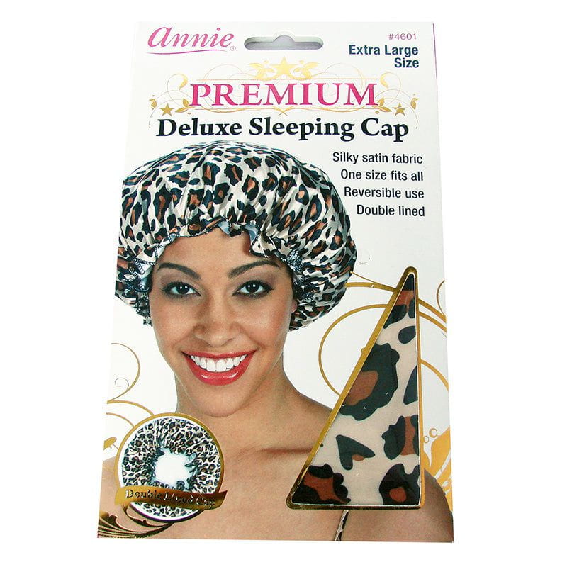 Annie Annie Premium DeLux Sleeping Cap/Nachthaube, Leopard