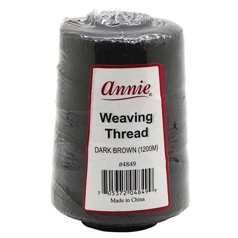 Annie Annie Weaving Thread Dark Brown 1200M