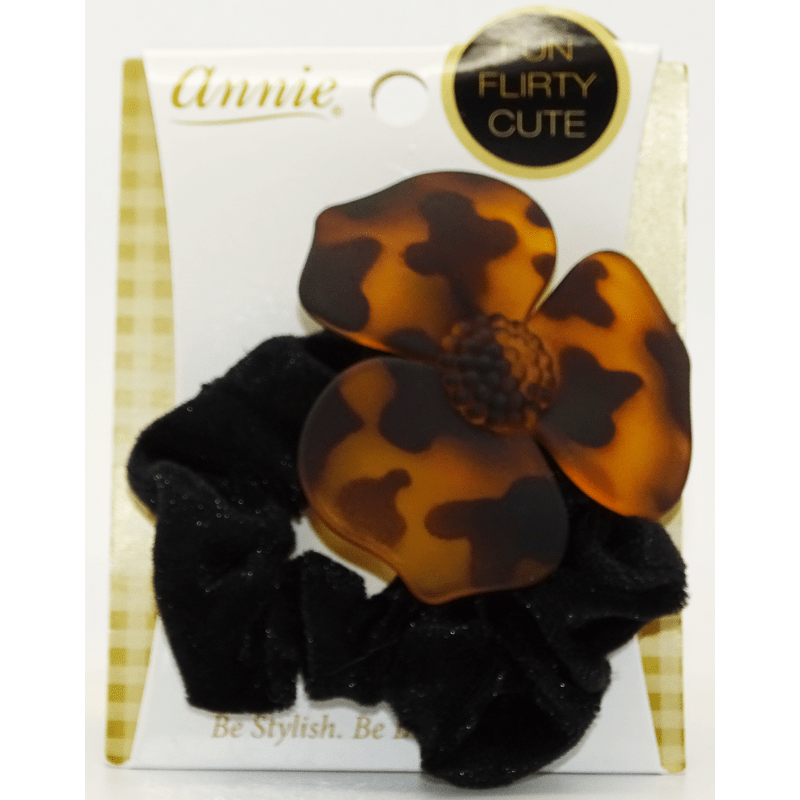 Annie Hair Accessories 6cm flow shape orna with velvet scunch 8574 Annie Hair Accessories