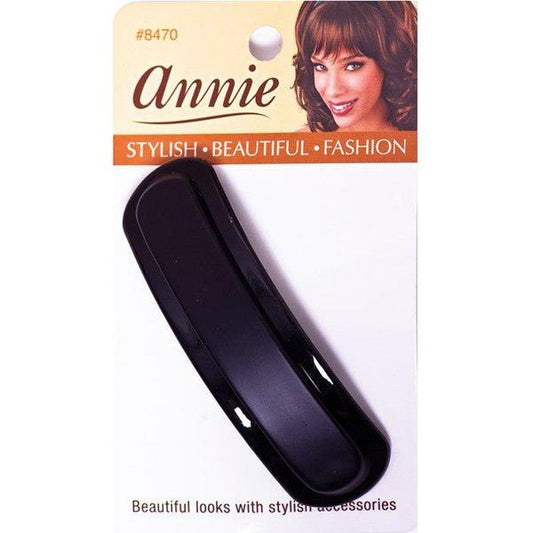 Annie Health & Beauty Annie Layered Auto Barrette/Hair Clip, 8.5Cm, Black