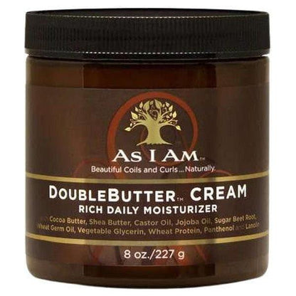 As I Am Health & Beauty As I Am DoubleButter Cream Rich Daily Moisturizer, for Coils and Curls 227g