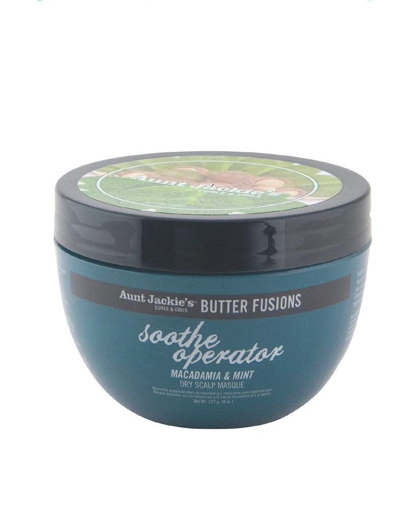 Aunt Jackie's Aunt Jackie's Butter Fusions Soothe operator Macadamia & Mint Masque 8oz