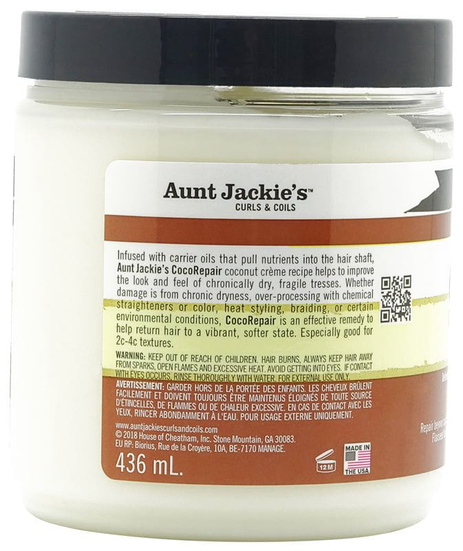 Aunt Jackie's Aunt Jackie's Coco Repair Coconut Creme Deep Conditioner 426g