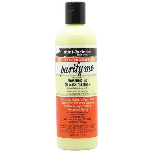 Aunt Jackie's Curls & Coils Flaxseed Recipes Purify Me Moisturizing Co - Wash Cleanser 355ml - Gtworld.de