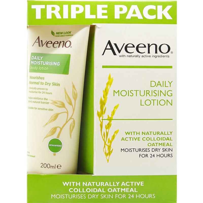 Aveeno Health & Beauty Aveeno Daily Moisturising Lotion Triple Pack 3 x200ml