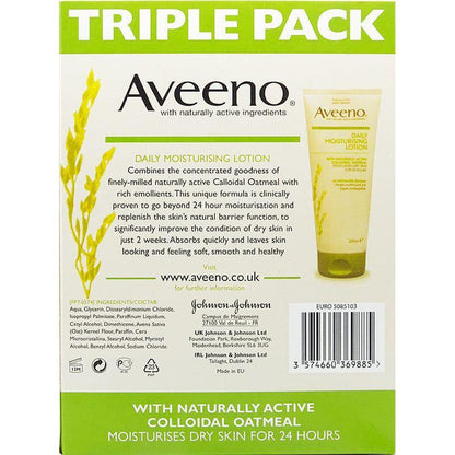 Aveeno Health & Beauty Aveeno Daily Moisturising Lotion Triple Pack 3 x200ml