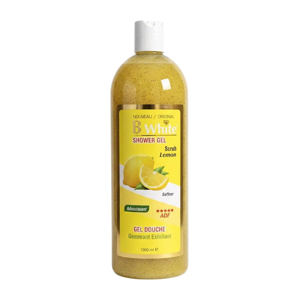 B White Health & Beauty B WHITE GEL DOUCHE Lemon Shower Gel Scrub 1000 ml