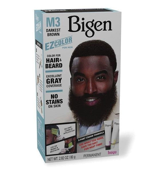 Bigen BIGEN EZ M3 Darkest Brown Bigen EZ Color For Men For Hair & Beard 2.82oz