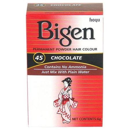 Bigen Health & Beauty Bigen #45 Chocolate Bigen Permanent Powder Hair Colour 6g