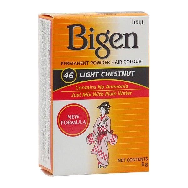 Bigen Health & Beauty Bigen #46 Light Chestnut Bigen Permanent Powder Hair Colour 6g