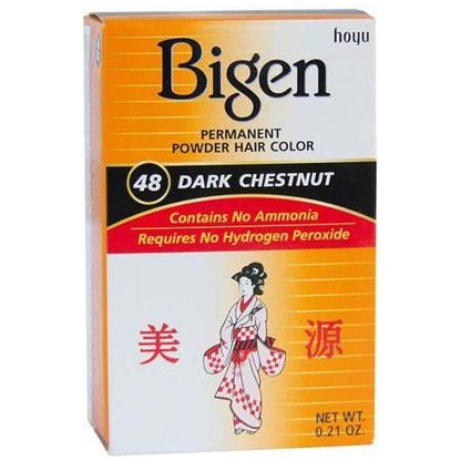 Bigen Health & Beauty Bigen #48 Dark Chestnut Bigen Permanent Powder Hair Colour 6g