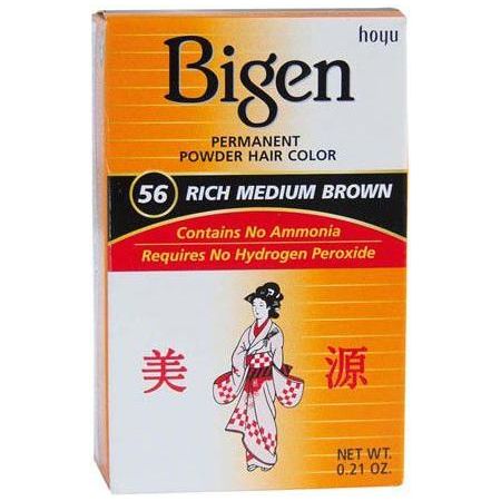 Bigen Health & Beauty Bigen #56 Rich Medium Brown Bigen Permanent Powder Hair Colour 6g