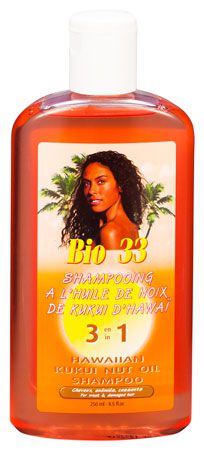 Bio 33 Bio 33 Hawaiianisches Kukui-Nussöl 3 in 1 Shampoo 250 ml
