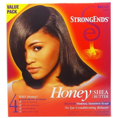 BioCare StrongEnds Honey Shea Butter No Lye Conditioning Relaxer Regular - Gtworld.de