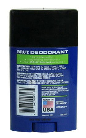 Brut Brut Dedorant Stick Revolutionr Fragrance 2,25 Oz