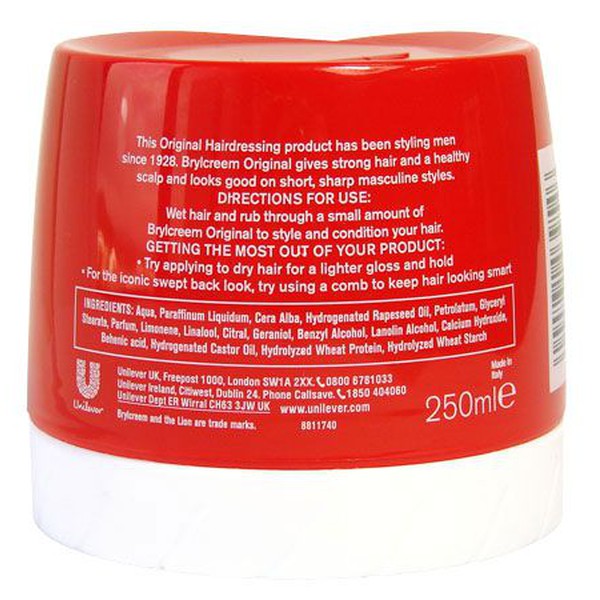 Brylcreem BRYLCREEM LIGHT GLOSSY HOLD hairdressing 250ml Red