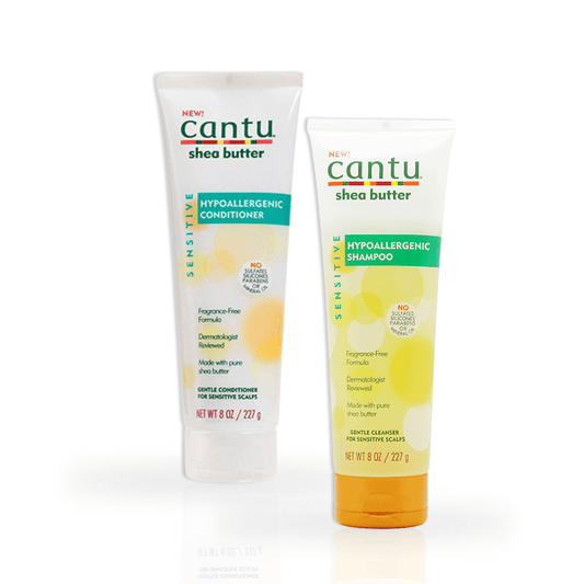 Cantu Cantu Scalp Sensitive Hypoallergenic bundle