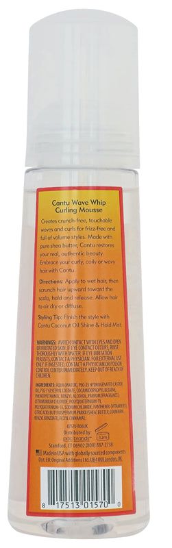 Cantu Cantu Shea Butter for Natural Hair Wave Whip Curling Mousse 248ml