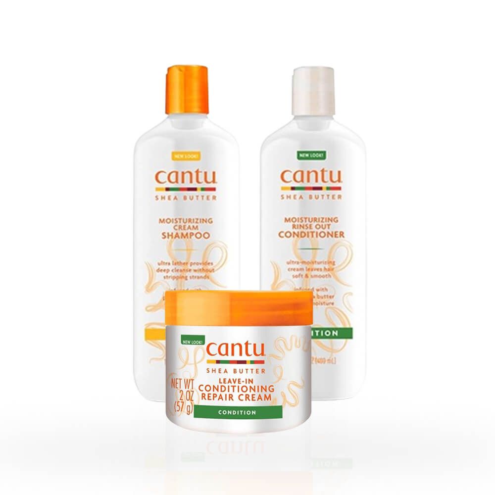 Cantu Cantu Shea Butter Hair For Damaged & Treated Hair bundle