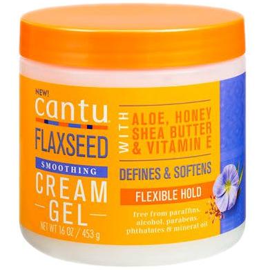 Cantu Health & Beauty Cantu Flaxseed Smoothing Cream Gel 16oz