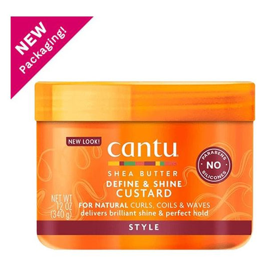 Cantu Health & Beauty Cantu Shea Butter Define & Shine Custard 354ml