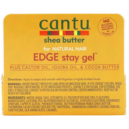 Cantu Health & Beauty Cantu Shea Butter for Natural Hair Edge Stay Gel 14g