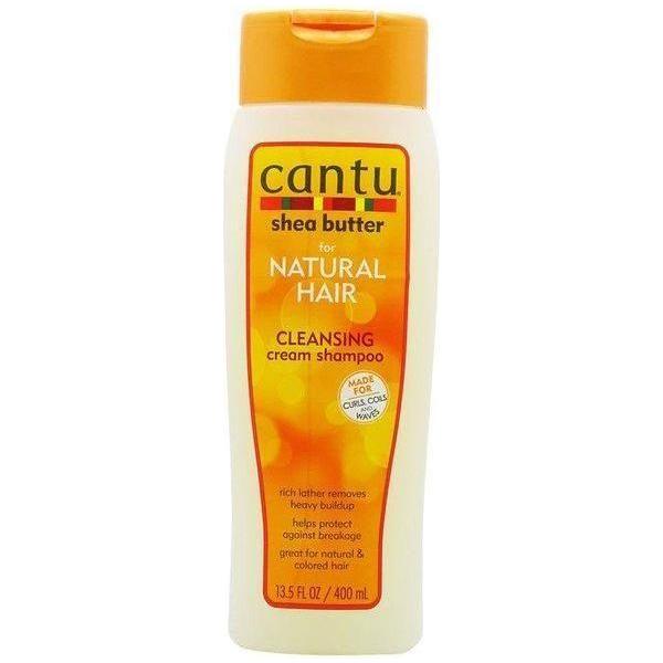 Cantu Health & Beauty Shampoing Crème Nettoyant Cantu au Beurre de Karité pour Cheveux Naturels 400 ml/709 ml