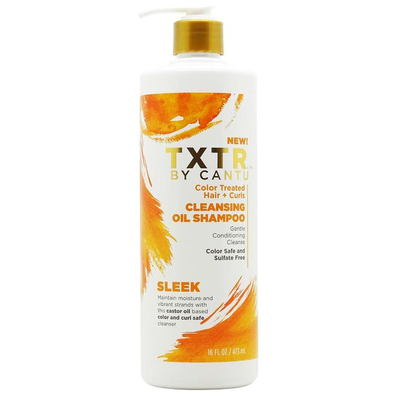 Cantu Health & Beauty TXTR by Cantu Color Treated Hair + Curls Cleansing Oil Shampoo 473ml