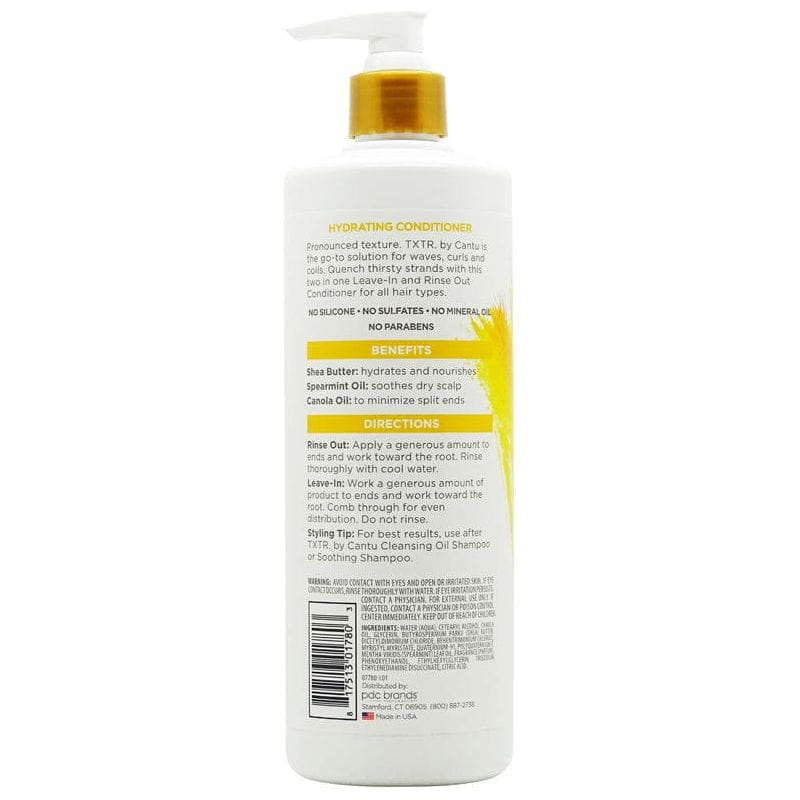 Cantu Health & Beauty TXTR by Cantu Leave-In + Rinse Out Hydrating Conditioner 473ml