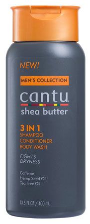 Cantu Men's Collection Cantu Men's Collection 3in1 Shampoo Conditioner Body Wash 400ml