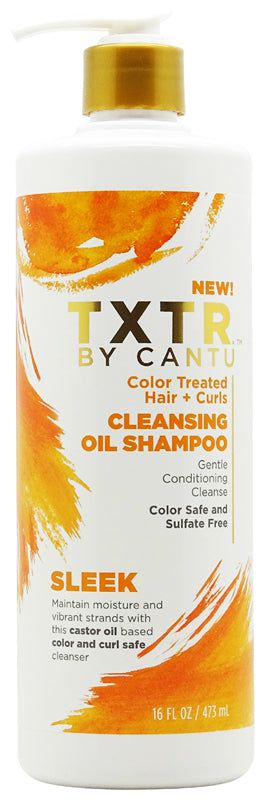 Cantu TXTR by Cantu Color Treated Hair + Curls Cleansing Oil Shampoo 473ml