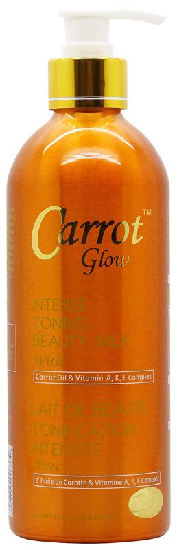 Carrot Glow Carrot Glow Intense Toning Beauty Milk with Carrot Oil & Vitamin A,K,E Complex 500ml