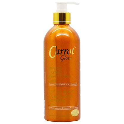 Carrot Glow Health & Beauty Carrot Glow Intense Toning Beauty Milk with Carrot Oil & Vitamin A,K,E Complex 500ml