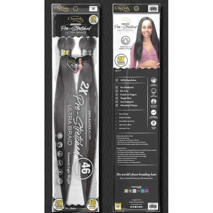 Cherish Pre Stretched Ultra Braid 2x Pack 46'' - Kunsthaar - Gtworld.de