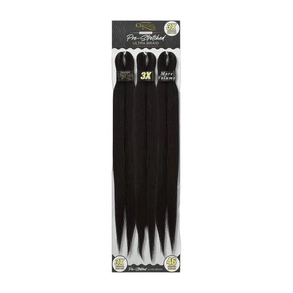 Cherish Pre Stretched Ultra Braid 3x Pack Value Braid 46'' / 56'' - Kunsthaar - Gtworld.de