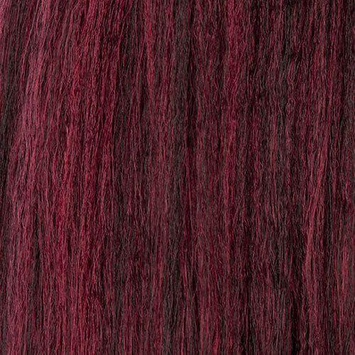 Clair International Health & Beauty Schwarz-Rot Mix Ombré #T1B/118 Clair International Mocaco Short Extension Synthetic Hair 10''