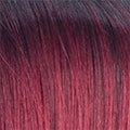 Clair International Schwarz-Rotwein Mix Ombre #TT1B/RedWine Clair International H'Adora Frisette Queen 7000 Synthetic Hair