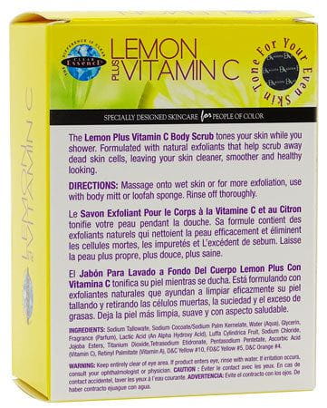 Clear Essence Clear Essence Lemon Plus Vitamin C Body Scrub Bar Soap 150g