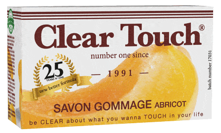 Clear Touch Apricot Peeling Seife 90G | gtworld.be 