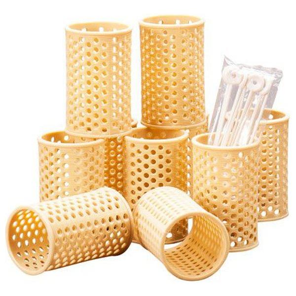 Comair Health & Beauty Comair Mesh Rollers Beige : 3011745 (10 Pcs/Pack)