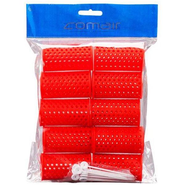 Comair Health & Beauty Comair Mesh Rollers Red :3011744 (10 Pcs/Pack)